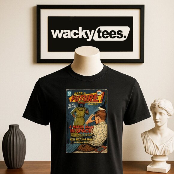 Other - Back to The Future Stories A Match Made in Space McFly Comic Graphic Tee Shirt
